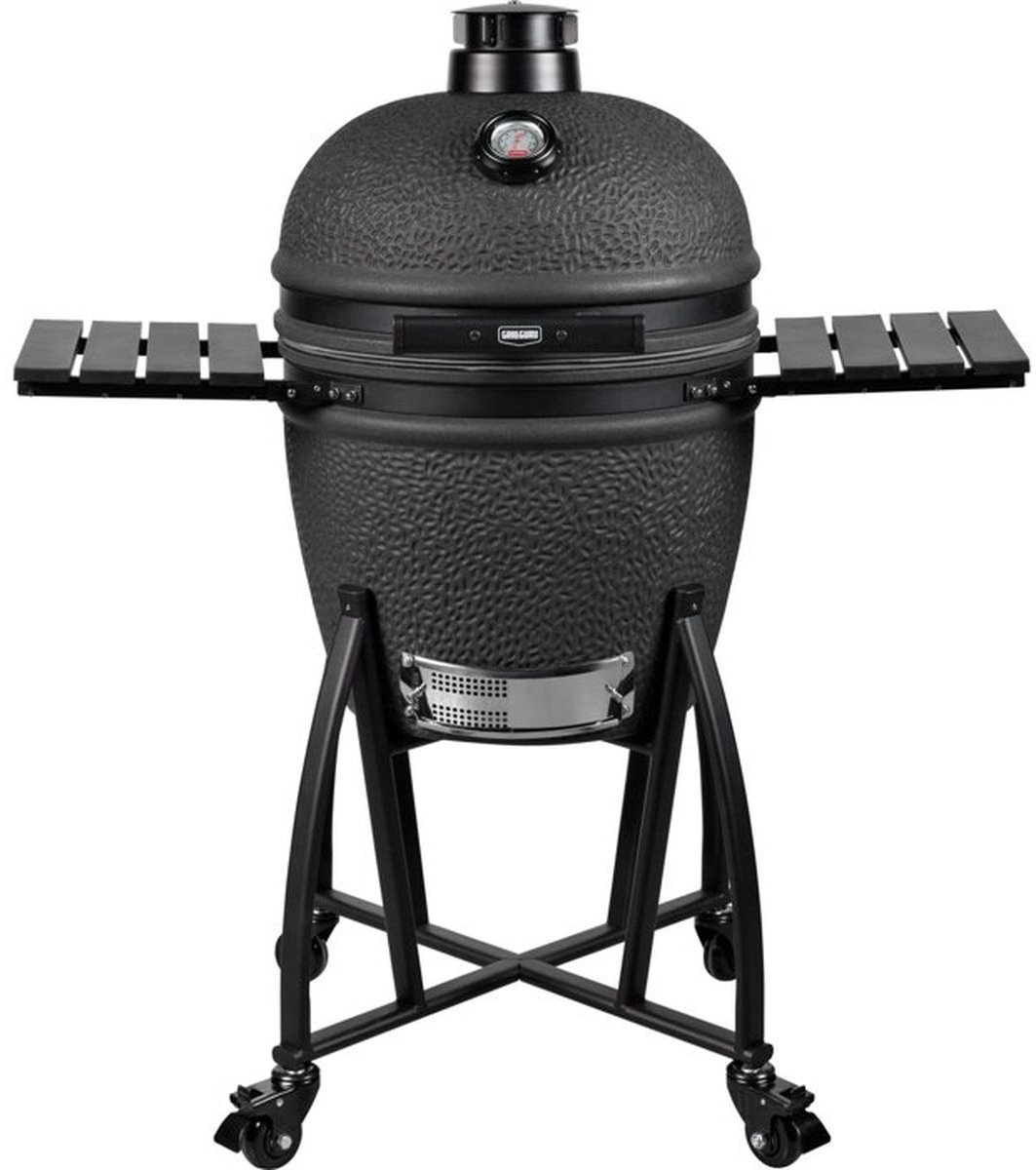 Grill Guru Prime Large - Kamado - Noir mat - Complet