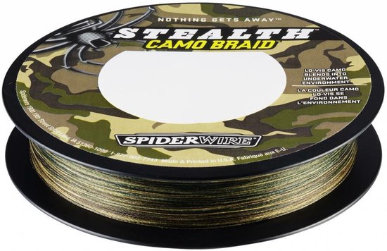 Spidewire Stealth Camo - Gevlochten Lijn - Vislijn Dyneema - 0,10mm 6,20kg 110m — afbeelding 2