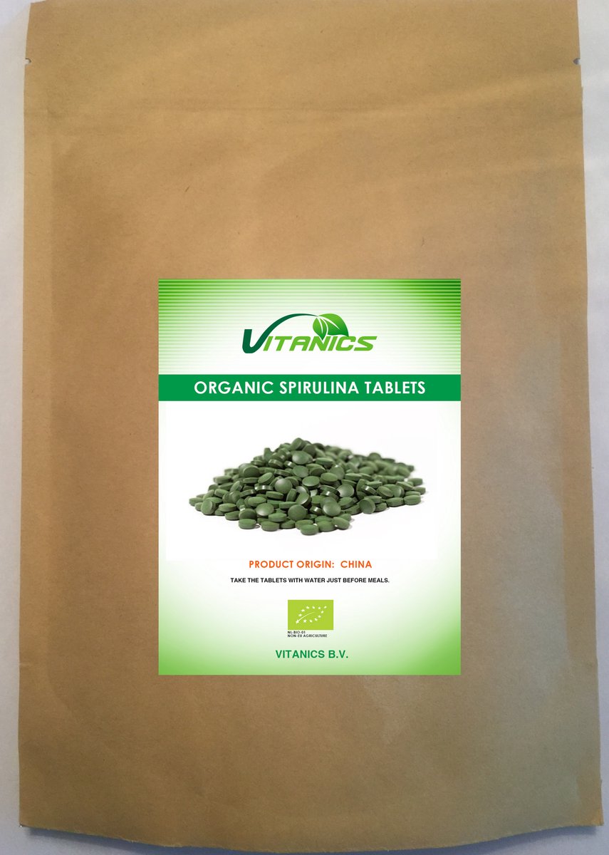 Biologische Spirulina Tabletten (Organic Spirulina Tablets) 500g