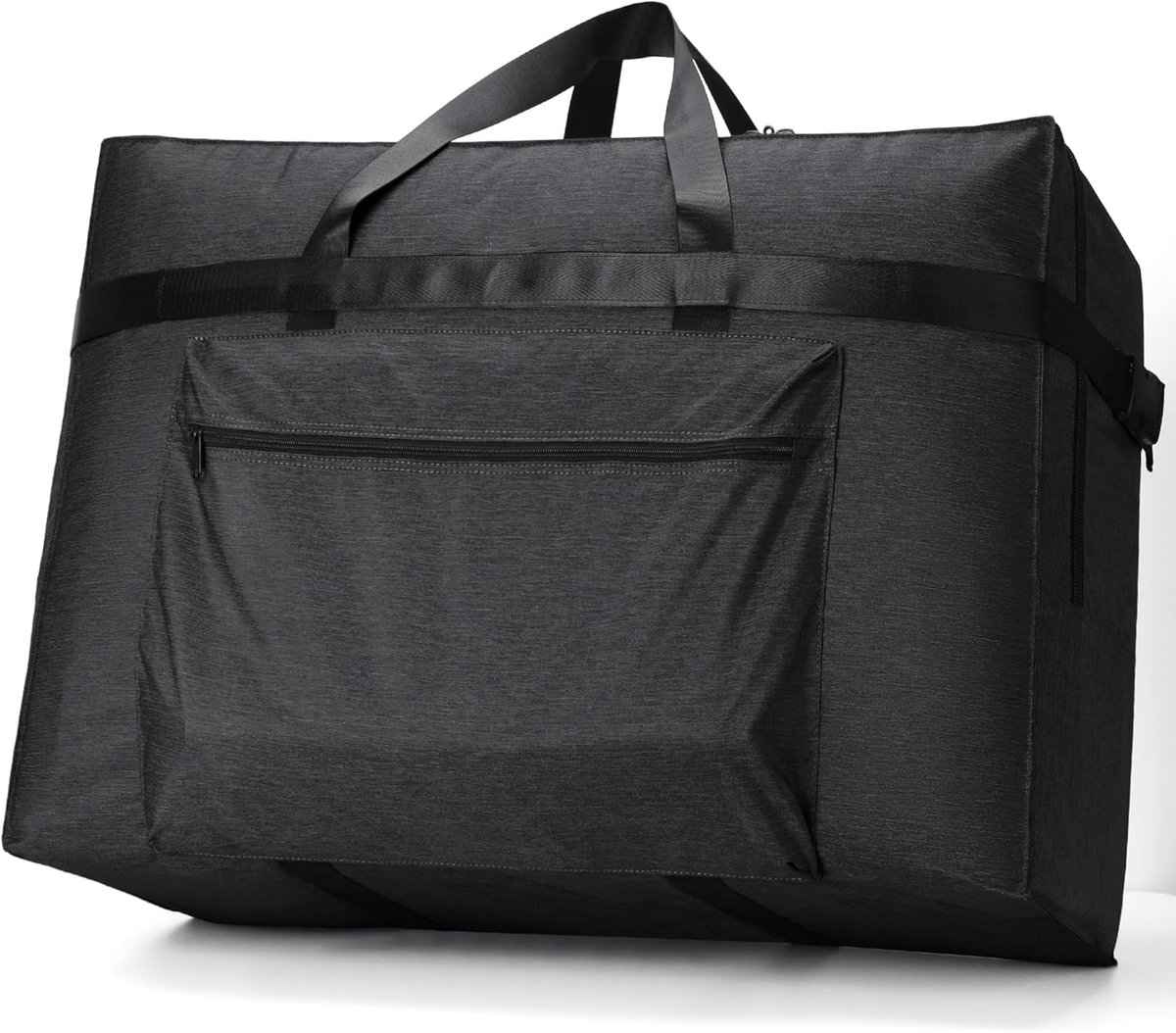 SnelShoppen - Travel Bag 80L met Schouderband en Polsband - Ideaal voor Camping, Vakantie, Sport, en Reizen - Ruime en Comfortabele Rugtas - Zwart