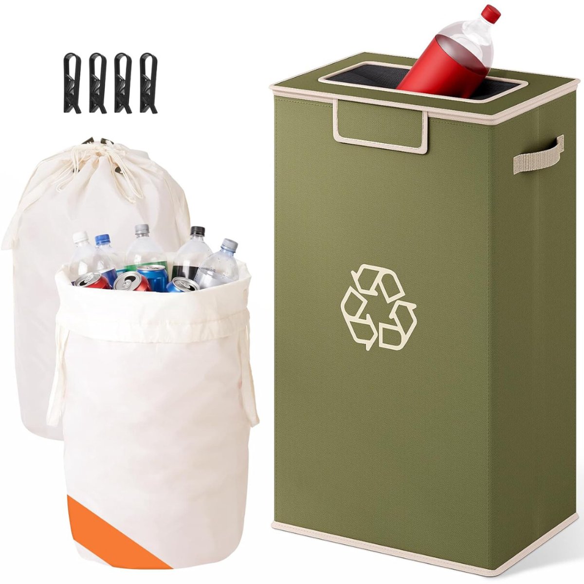CLGP® Statiegeld Container - Container - Vuilnisbak -Avocadogroen