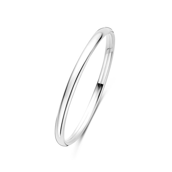GLAMS - Tube Oval Bangle Dop 5 x 60 mm - Argent