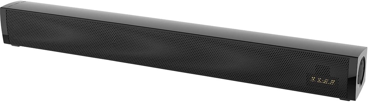 SnelShoppen - 12V Soundbar 24 inch TV - Bluetooth Zwart - 2.0 Kanaal Systeem - 30W Vermogen - Ideaal voor Camping en Caravan