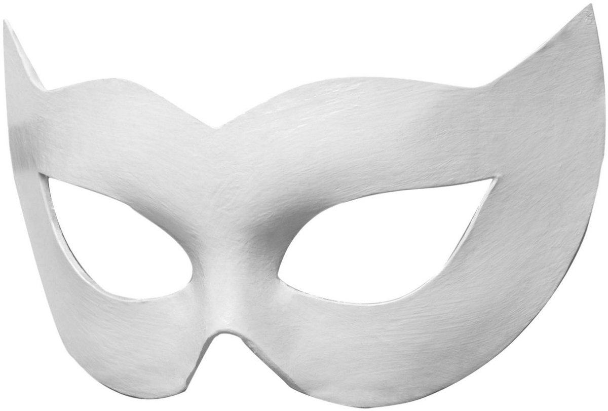Colombina Spiona Wit Venetiaans Leren Masker