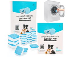 SnelShoppen - Wasmachinereinigingstabletten 48 stuks - Extra Sterk tegen Geur en Kalk - Dieptereiniging voor Hygiënische Wasmachine - Ideaal voor Huis