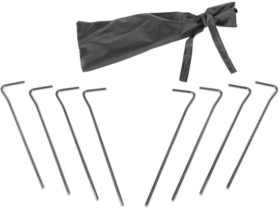 Crivit Pop UP Strandtent - Blauw - 180 x 125 x 83 cm - incl draagtas haringen spanbanden van Crivit — afbeelding 4