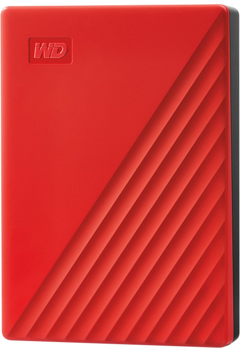 Bol.com Western Digital My Passport - Externe harde schijf - 4 TB Rood aanbieding