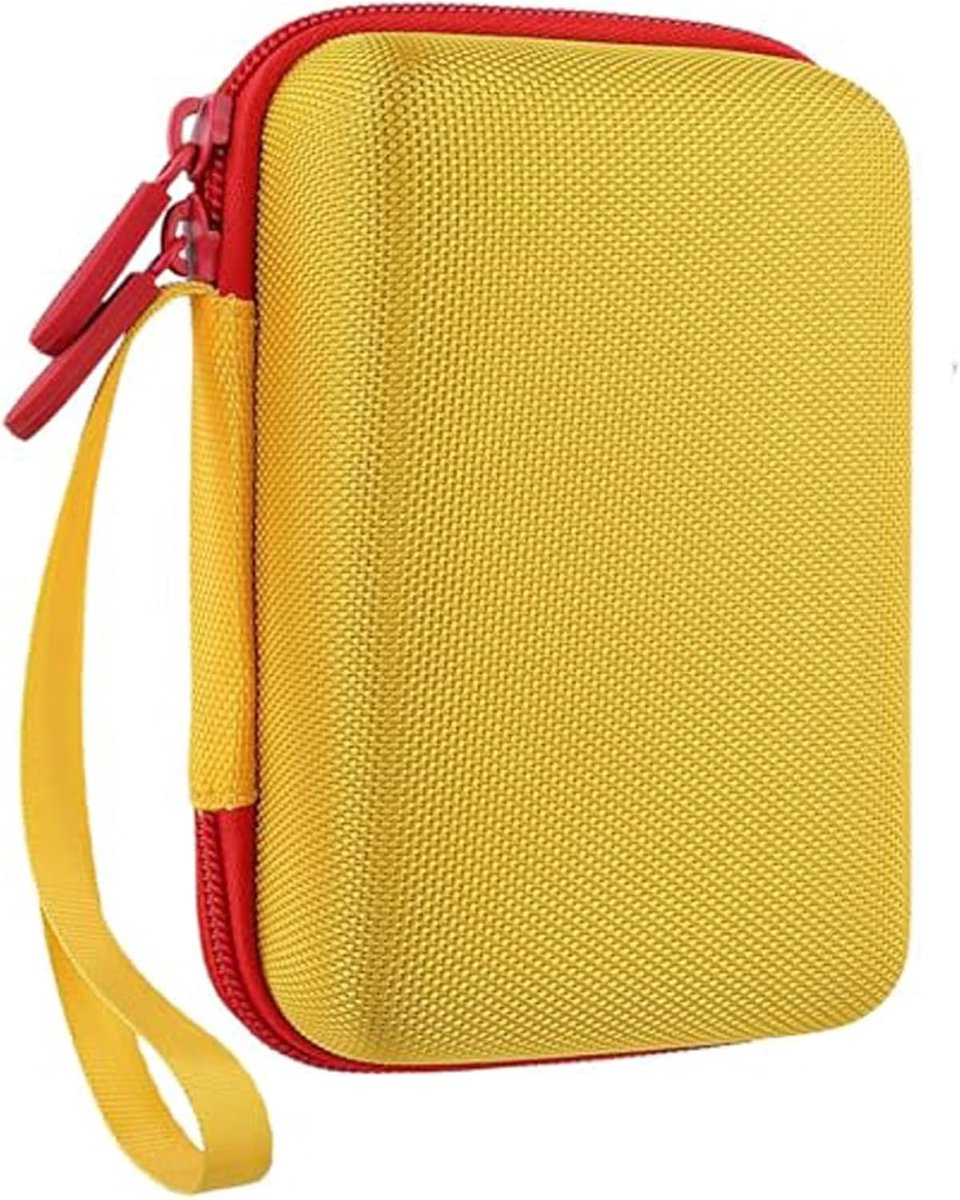 SnelShoppen - Hard Travel Protective Case voor Uno Kaartspellen - Geschikt voor Maximaal 300 Kaarten - Geel - Ideaal voor Kamperen, Reizen en Feestjes
