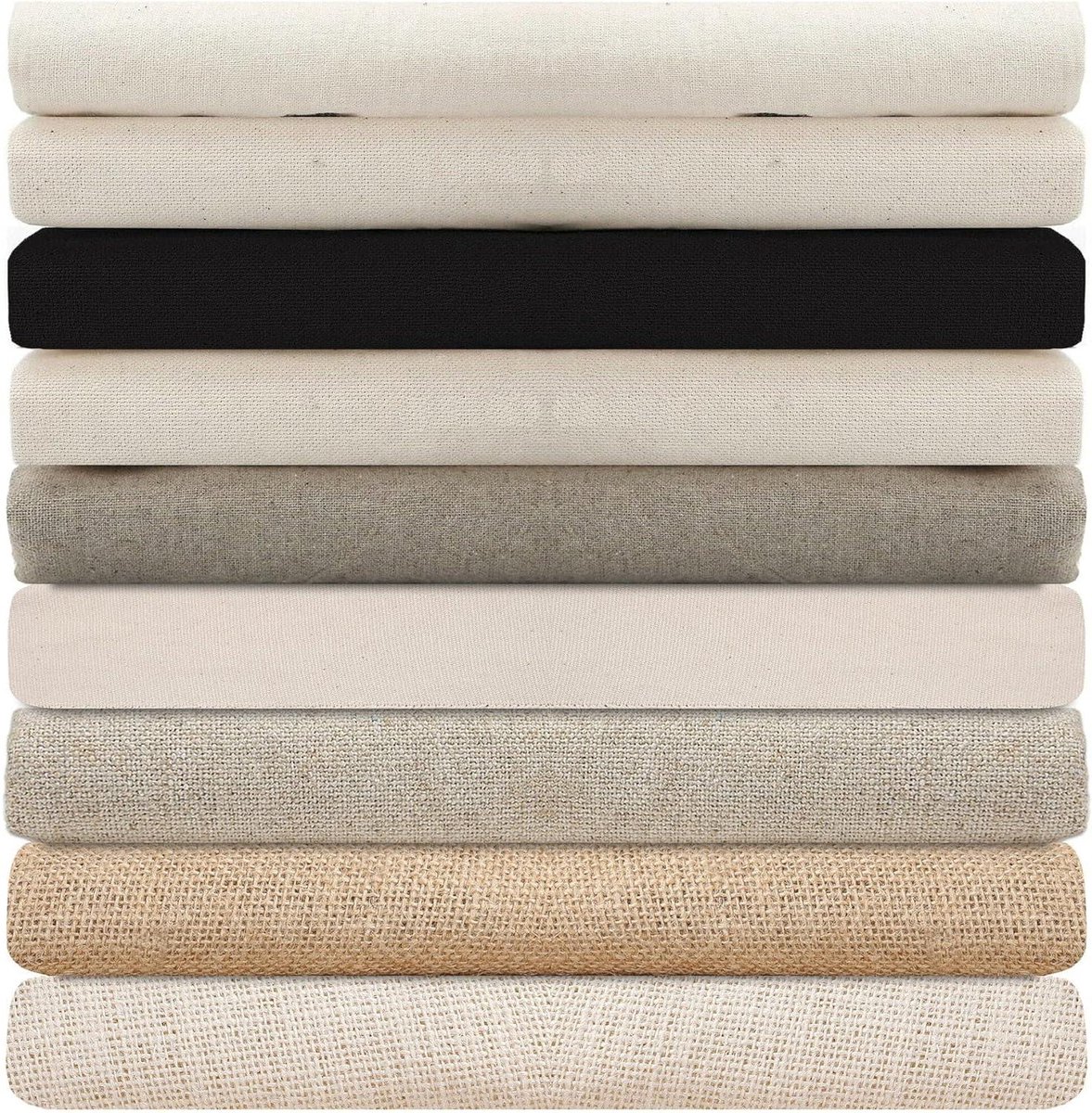 Natuurlijk Katoen Canvas - Ambachtelijke Stof - Kleding Maken - 100% Natuurlijk Materiaal - 160cm Breed - Jute