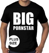 Big Pornstar grote maten t-shirt zwart heren XXXXL