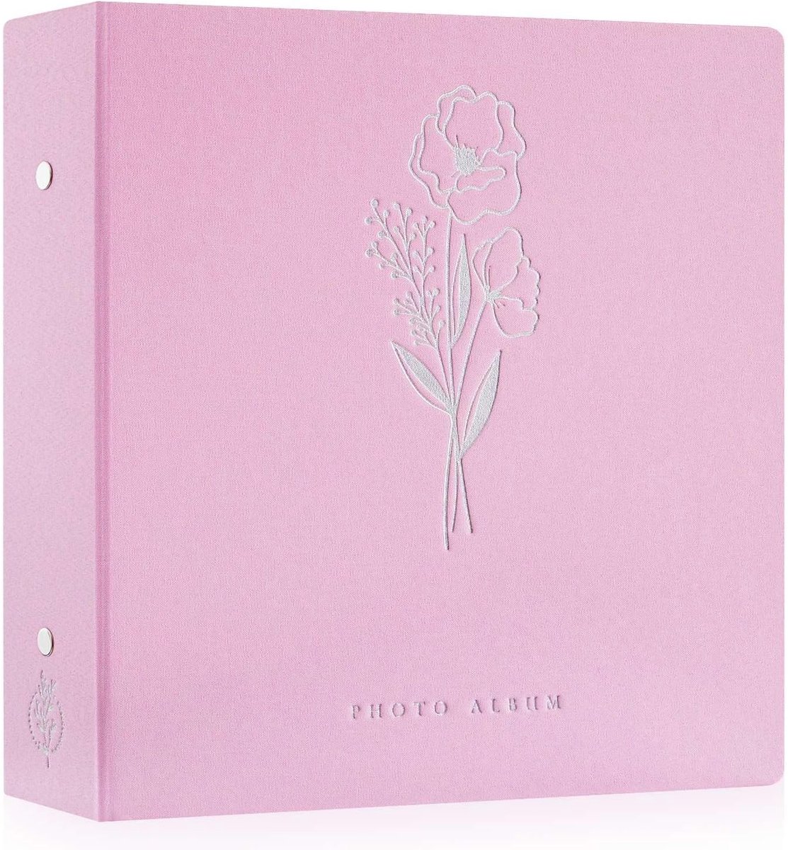 SnelShoppen - Extra Groot Foto Album 6x4 - 1000 Foto's - Linnen Cover - 200 Pagina's - Roze - Perfect voor Herinneringen, Feesten en Vakanties
