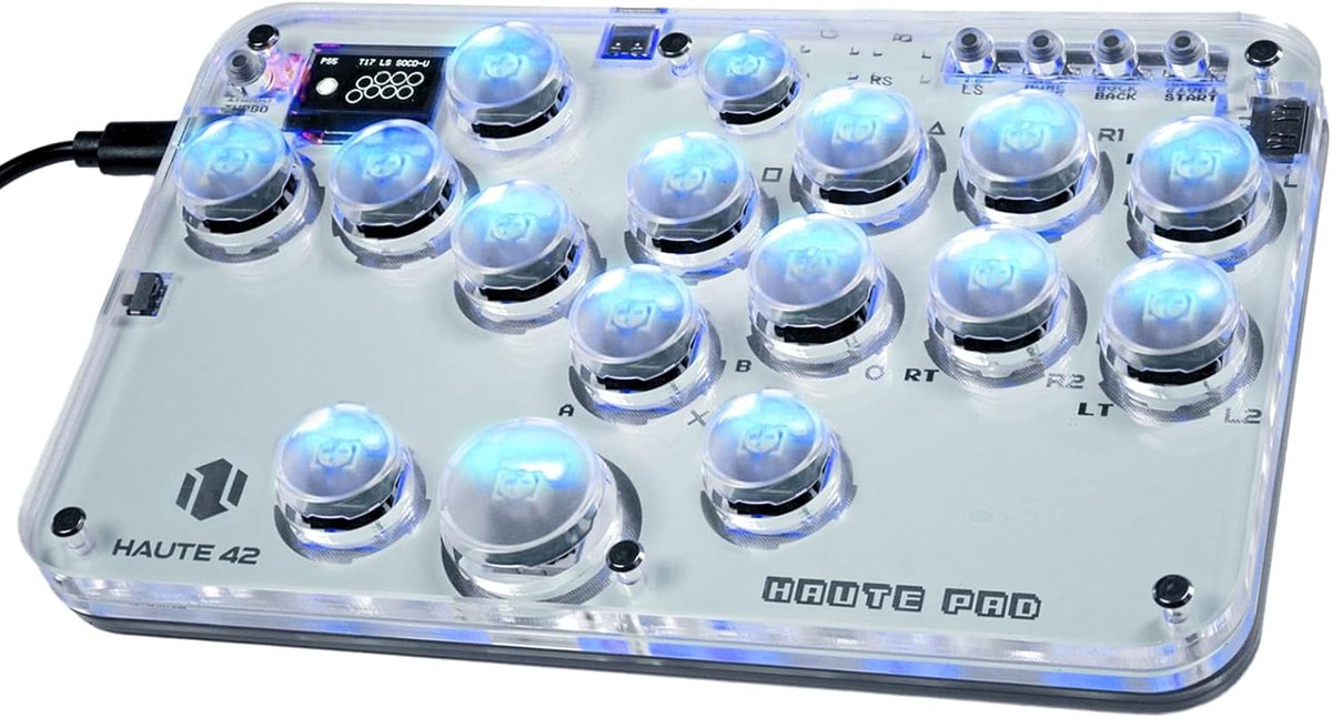 SnelShoppen - Arcade Controller Street Fight Sticks voor PS4/Switch/PC/PS3 - G16 Hitbox Spelbesturing voor Vechtspellen en Retro Gaming