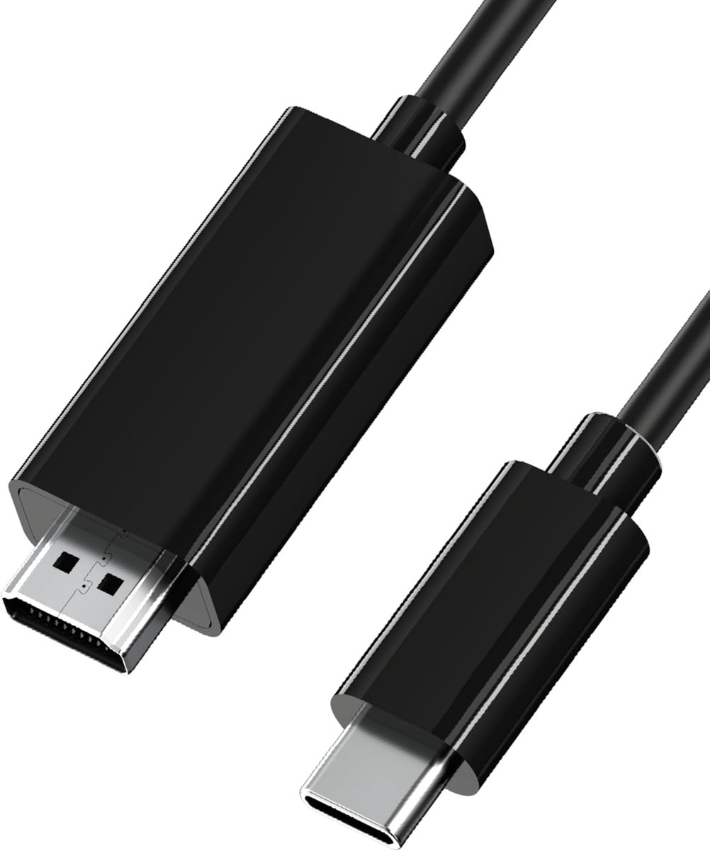 Thijox - USB C naar HDMI Kabel 4K@60hz 1.8 Meter - Premium Kwaliteit Type C naar HDMI Kabel - Universeel voor MacBook Pro, Air, iPad Pro, Windows Lapt