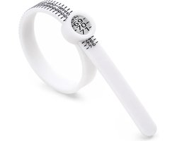 SnelShoppen - Meowoo Ringstok Ringmaatmeter voor Precisie Maatvoering - Aluminiumlegering, Maatstandaard UK, EU, VS en Zwitserland - Handig voor Juwel