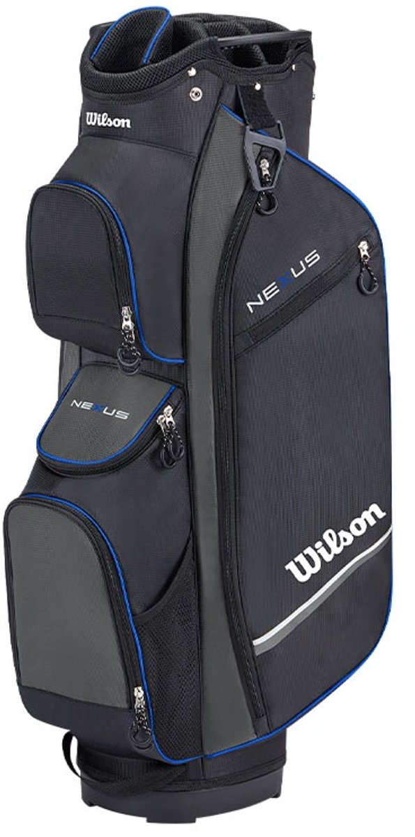 Wilson Nexus cart bag zwart grijs blauw