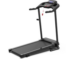 Compacte Loopband met Helling en Handgrepen – 2.5 PK Incline Treadmill voor Thuis – Draagbare Walking Pad tot 120 kg