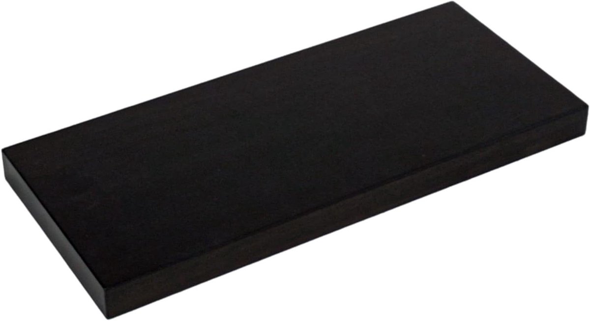 Houten Sokkel - Display Standaard - Model Bouwen - Massief Hout - 43x19x3 cm - Donker Walnoot
