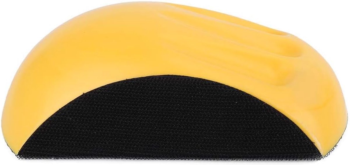SnelShoppen - Hand Schuurpad 150mm - Ergonomisch Schuurblok van PU Foam - Comfortabel en Duurzaam - Geschikt voor 5 Inch en 6 Inch Schuurpapier - Idea