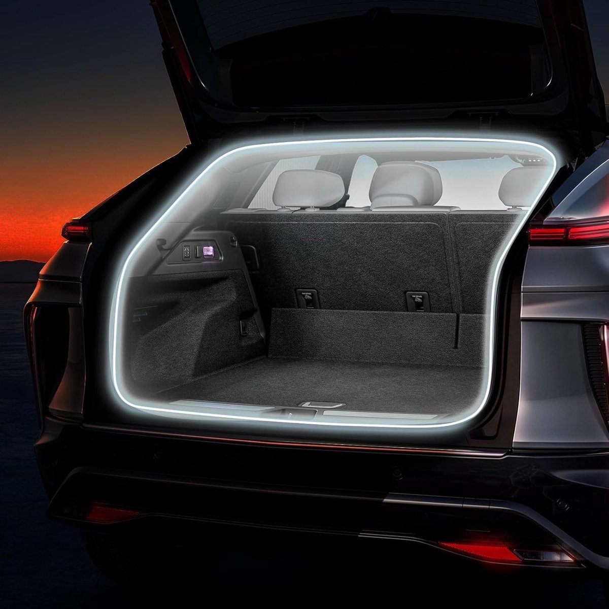SnelShoppen - Universele Dynamische LED Achterklep Verlichting Strip voor Auto's, SUV's en Trucks - Flexibele Witte LED Lichten voor Interieurverlicht