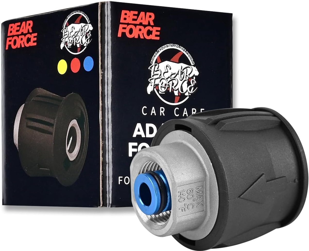 SnelShoppen - High Pressure Washer Hose Connector M22-14MM Aluminium Quick Connect Adapter 4000psi voor Efficiënt Schoonmaken Tuin en Garage