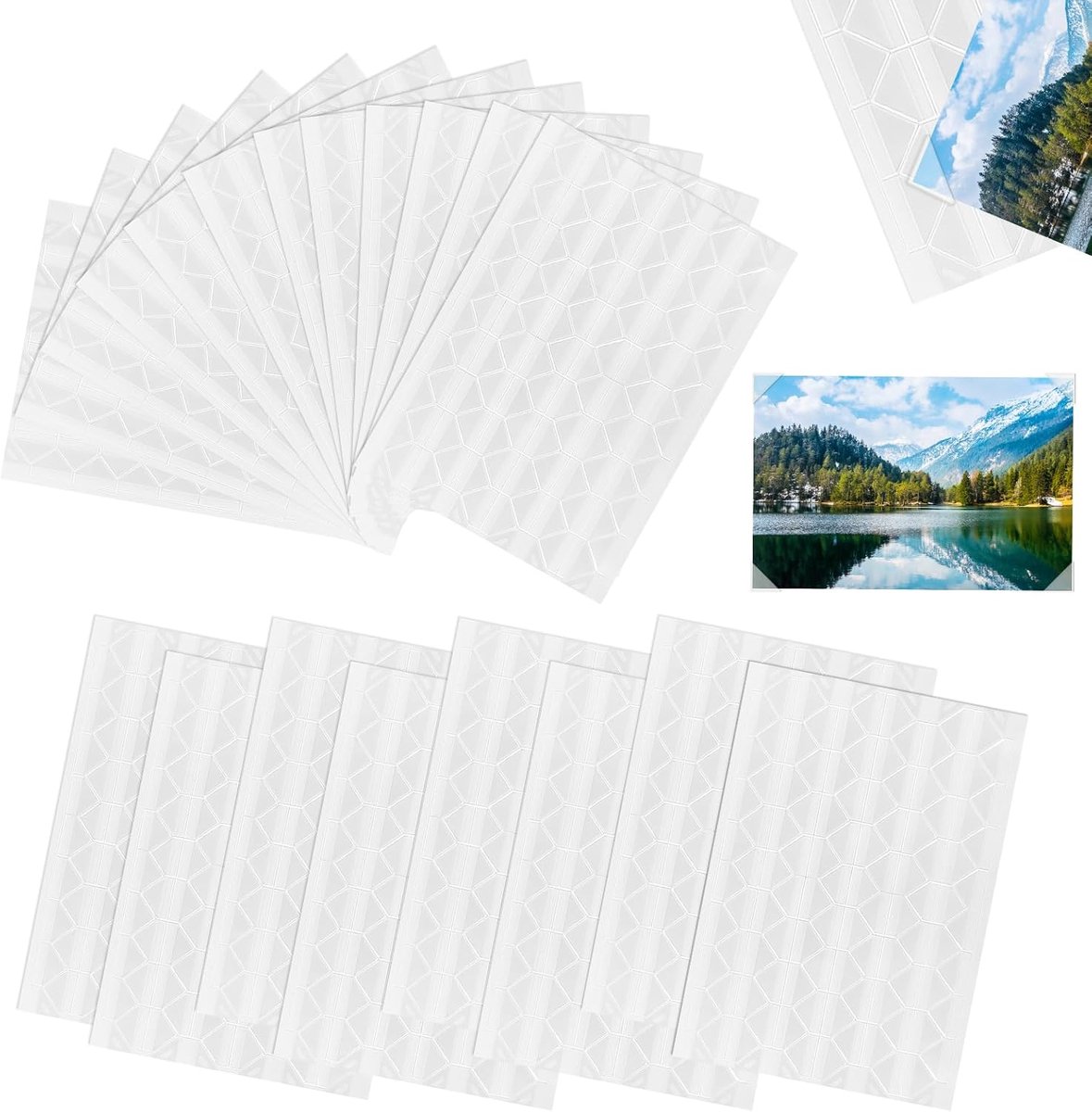 SnelShoppen - 2040 stuks Zelfklevende Fotohoeken - Transparante Fotohoekstickers - Ideaal voor Fotoalbums, Scrapbooks en Knutselwerk - Perfect voor Fe