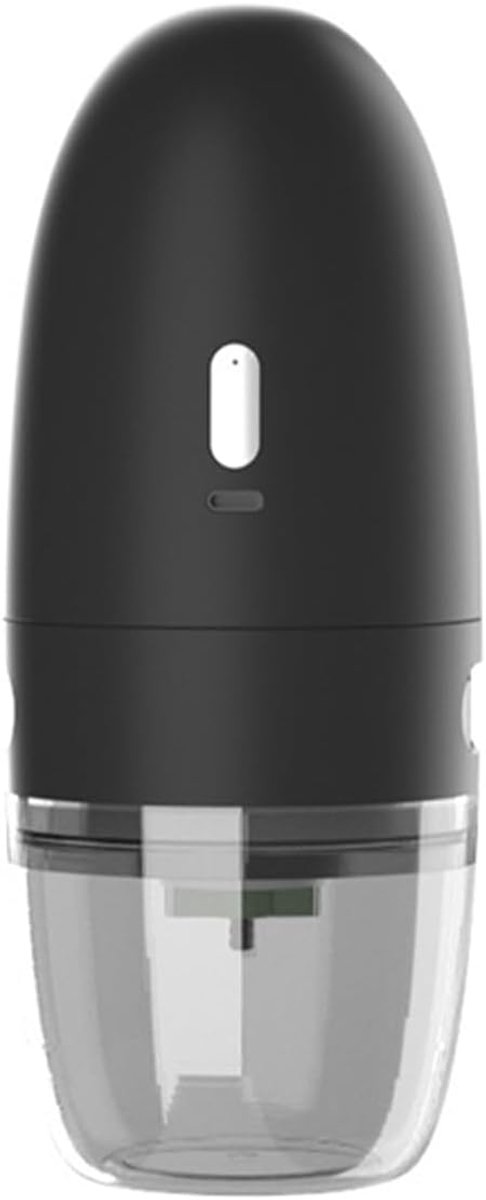SnelShoppen Draagbare Mini Elektrische Koffiemolen met Meerdere Maalstanden USB Oplaadbaar Inclusief Reinigingsborstel Zwart voor Keuken en Kanto