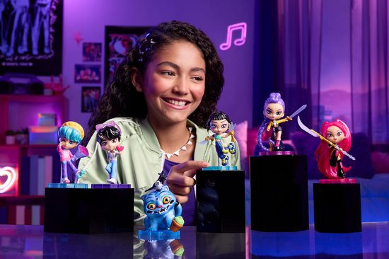 KPop Demon Hunters-verzamelcollectie met alle 6 figuren van 10 cm – Rumi, Zoey, Mira, Jinu, Baby en een geheim personage — afbeelding 5