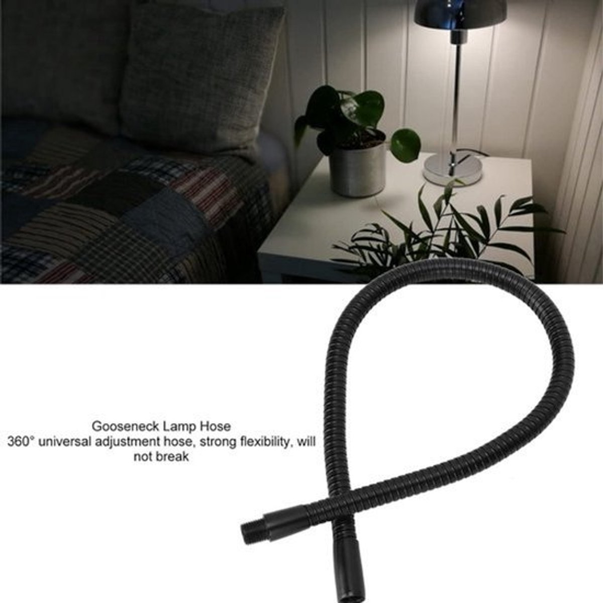 Hose 4 Stukken Kleurvast Flexibele Slang voor Verlichtingsarmatuur (40cm)