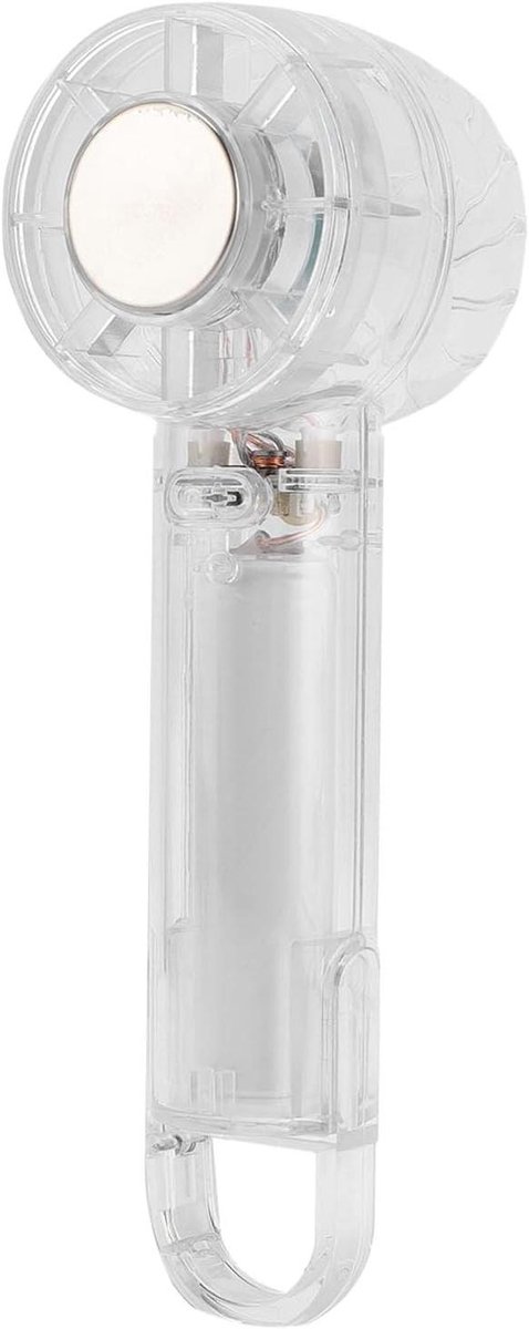 Draagbare Handventilator - Persoonlijke Koeler - Buiten Koelen - Drie Snelheden - 17cm Hoog - Wit