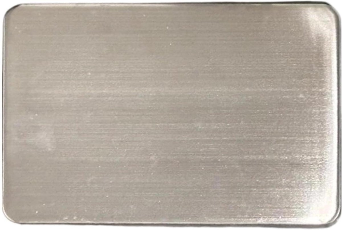 Roestvrijstalen Koelpack - Herbruikbaar IJsblok - Lunch Koelen - Voedselveilig Staal - 17.5 cm - Zilverkleurig