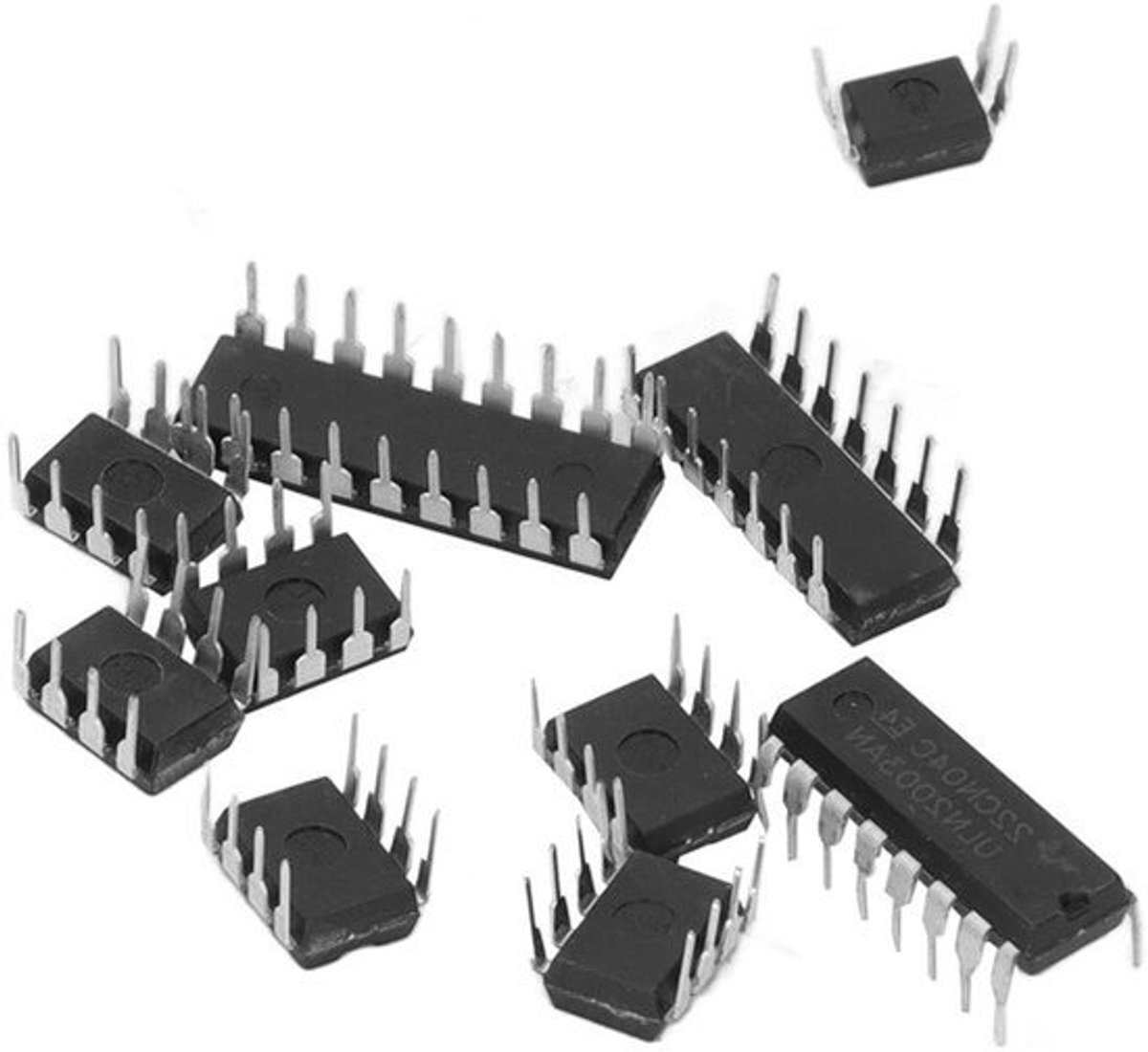 Stuks IC Assortiment Kit - 10 Specificaties Geïntegreerde Circuit IC Chips NE555 LM324 LM393 UA741 ULN2803 LM358 LM386 NE5532 ULN2003 PC817 (85 stuks)