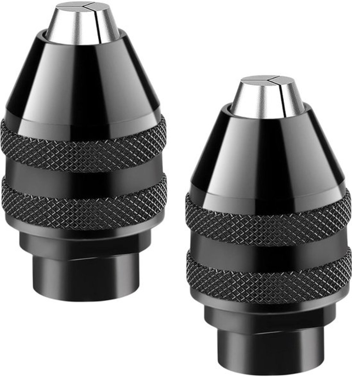 2 Stuks Boorhouder voor Dremel - Sleutelloze Boorkop Adapter 1/32 tot 1/8 Collet Accessoires Kit - Compatibel met 4000, 400, 3000, 398, 395, 300, 200, 285, 8200