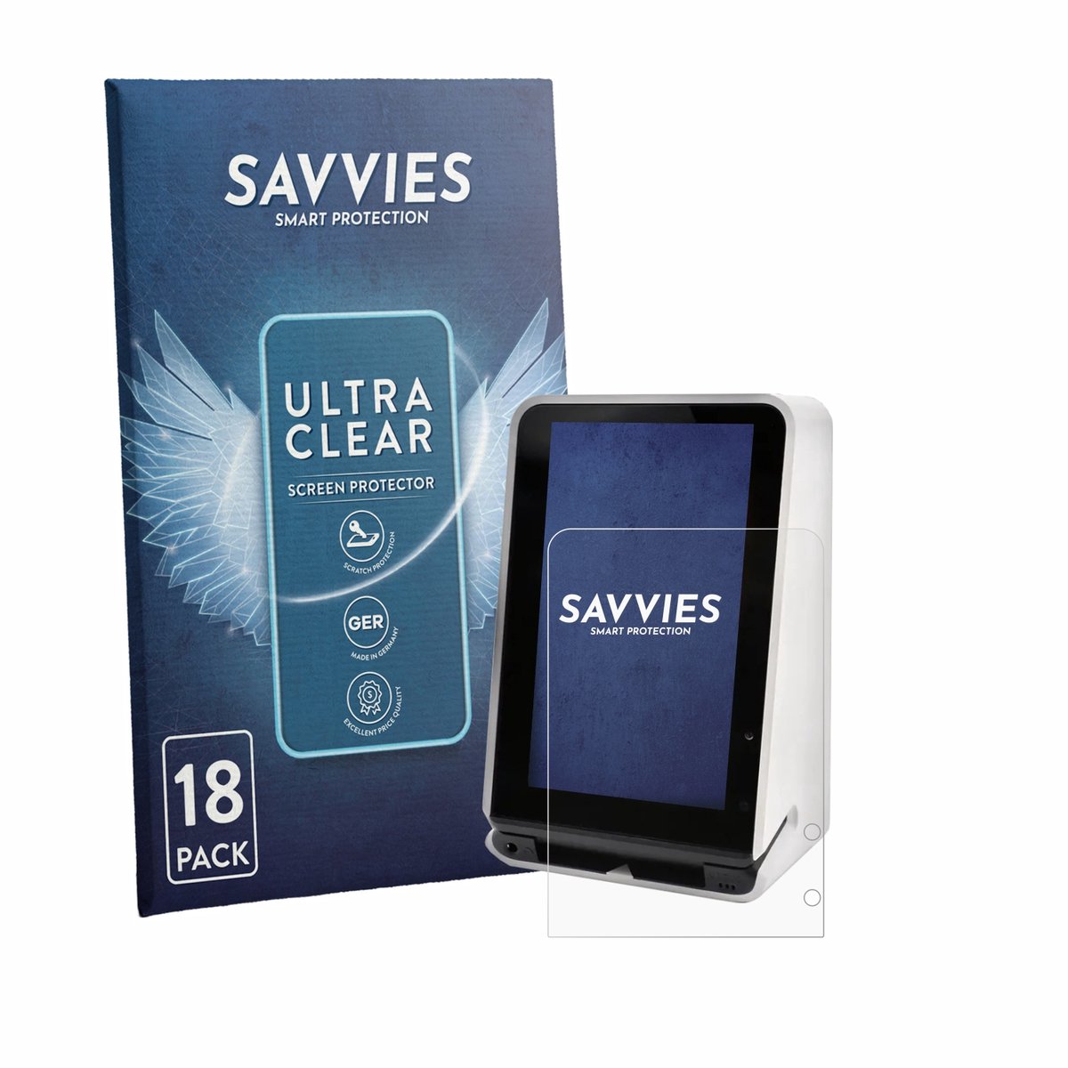 Savvies - Screenprotector voor SENVEND UX700 - Folie Beschermfolie transparant 18 Stuks