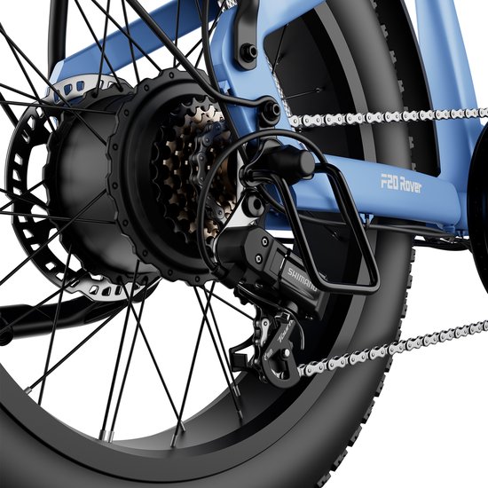 FAFREES F20 Rover Compacte Fat-Tire E-Bike - 48V 15Ah Accu, 80km Bereik, 55Nm Koppel, Hydraulische Remmen-Blauw van FAFREES — afbeelding 2