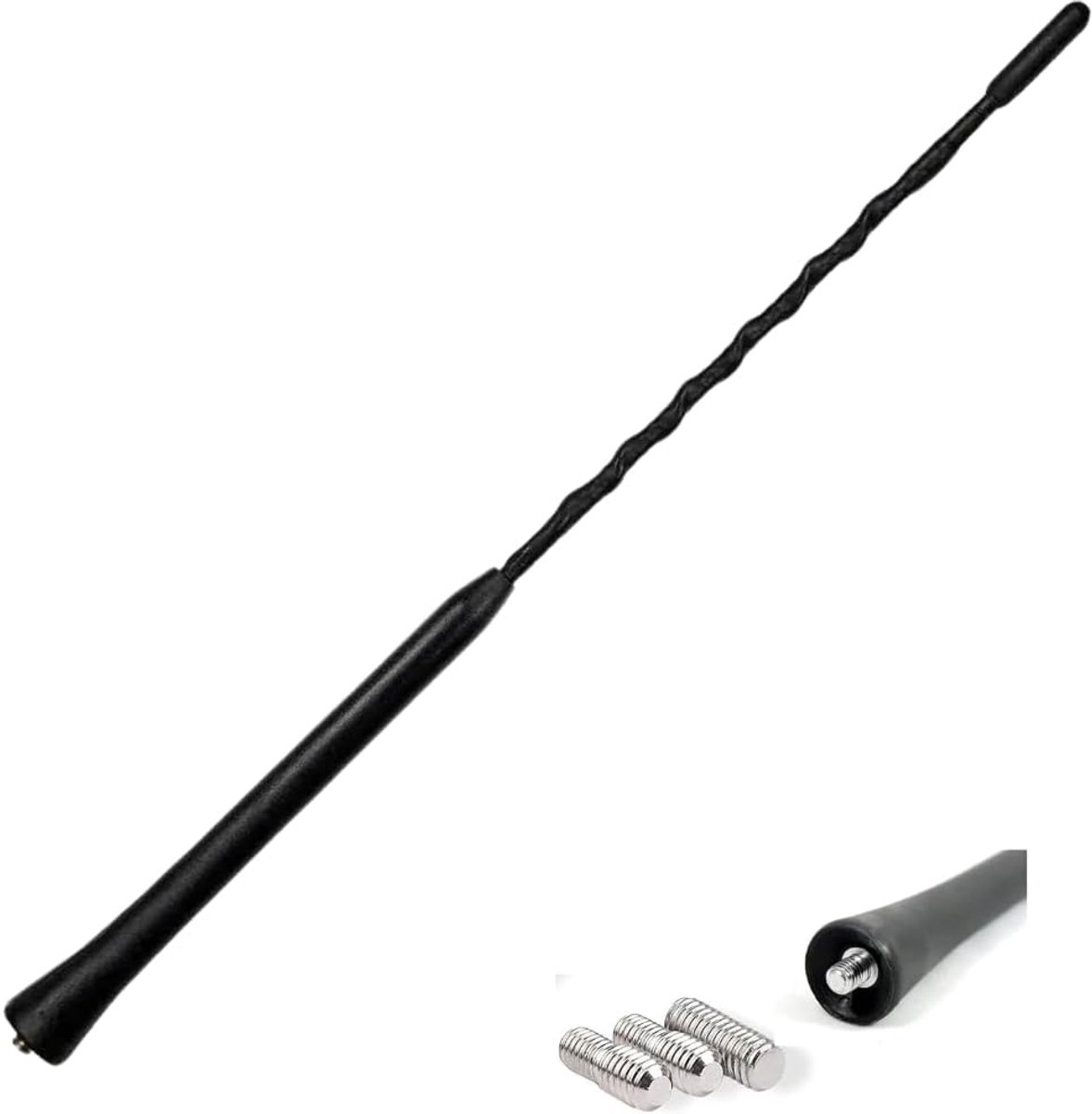 SnelShoppen - Audioproject A103 Car Antenna - 28cm DAB Radio Antenne voor VW Golf, Lupo, Polo, Audi, Opel, Ford, Renault, BMW, Seat, Skoda - Korte Dak