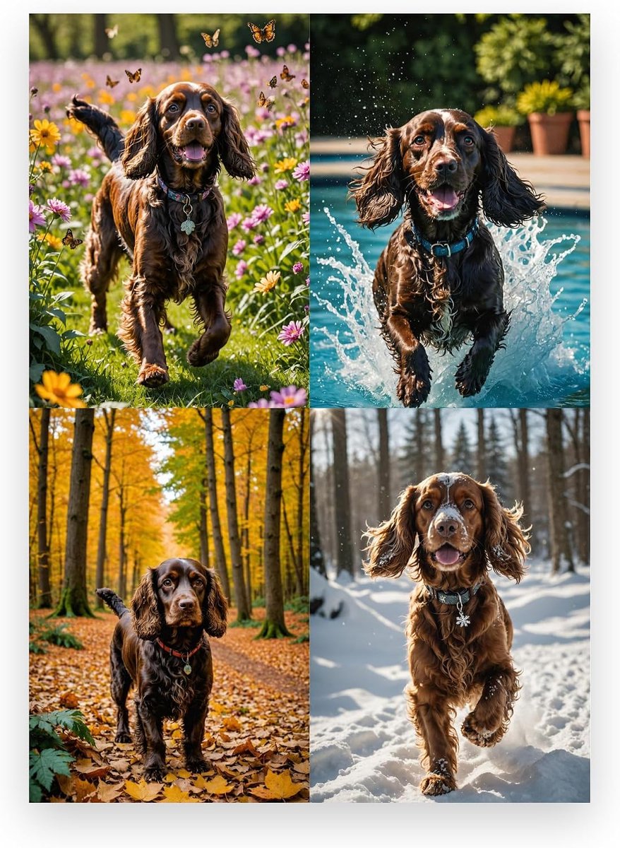 SnelShoppen - Cocker Spaniel Kalender 2027 A4 - Wandkalender Nederlandstalig - Standard Variant - Perfect voor Dierenliefhebbers