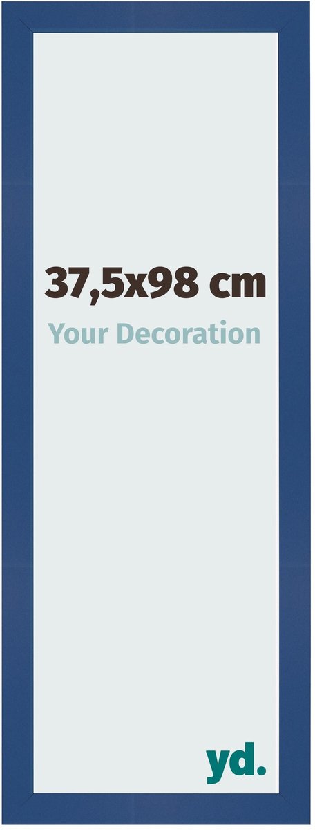 Your Decoration - Fotolijst 37,5x98 cm - MDF - Donkerblauw - Bologna