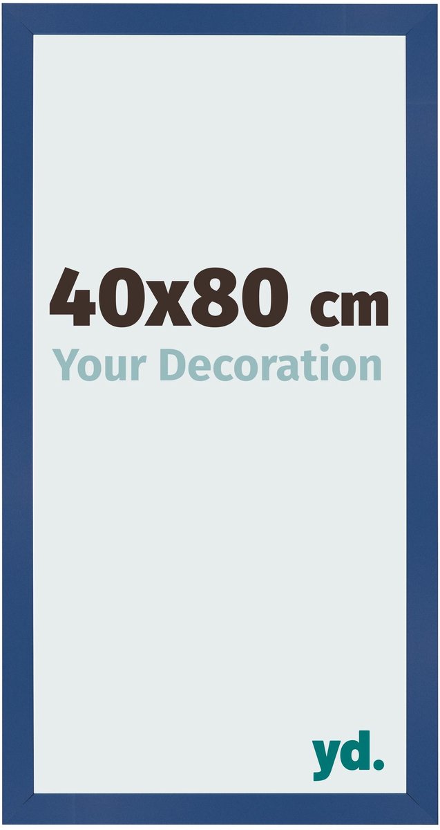 Your Decoration - Fotolijst 40x80 cm - MDF - Donkerblauw - Bologna