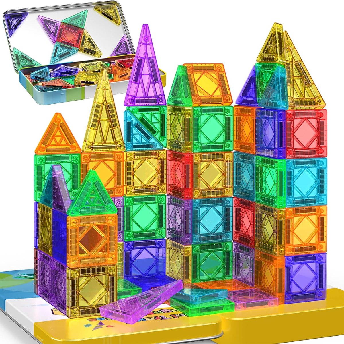 SnelShoppen - iKidiki Magnetisch Speelgoed voor Kinderen - Creatieve Magneten voor Educatief Spel, Kleurig en Duurzaam, Perfect voor Thuis en op Reis