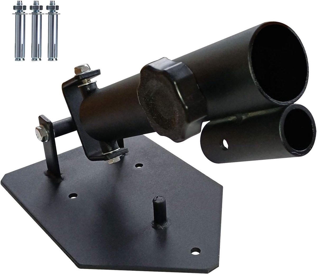 SnelShoppen - Draagbare Landmine Base T-Bar Rij Bevestiging voor Barbell - 360 Graden Rotatie - Geschikt voor 1 Inch en 2 Inch Stangen - Massief Staal