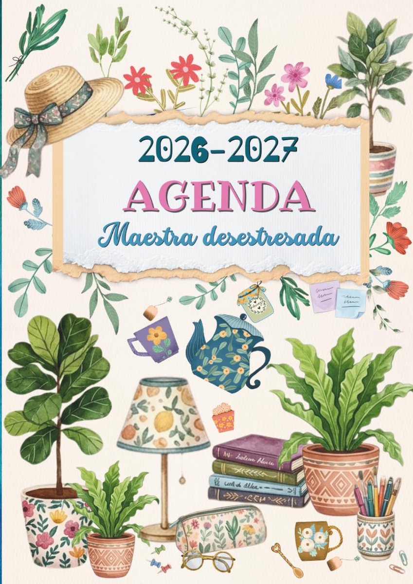 SnelShoppen - Agenda Maestra Desestresada 2026 2027 - Planificador en Organizador van Klassen - A4 Formaat - Maandelijks, Trimestrieel en Wekelijks -