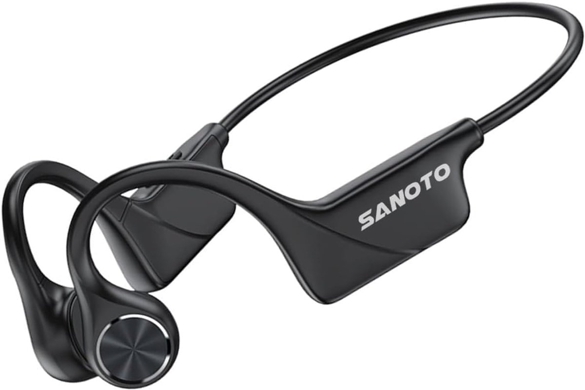 SnelShoppen - Open Ear Bluetooth 5.3 Hoofdtelefoon - Bone Conduction Sport Hoofdtelefoon - IPX5 Waterdicht en Zweetbestendig - Perfect voor Hardlopen,