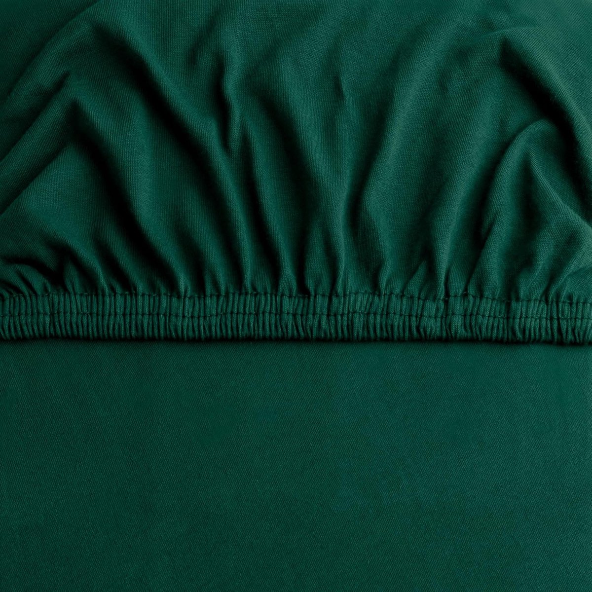 SnelShoppen - Fitted Sheet 80x200-90x200cm - 100% Katoen Jersey - Zacht en Ademend - Geschikt voor Boxspring en Matras - Groen Amber