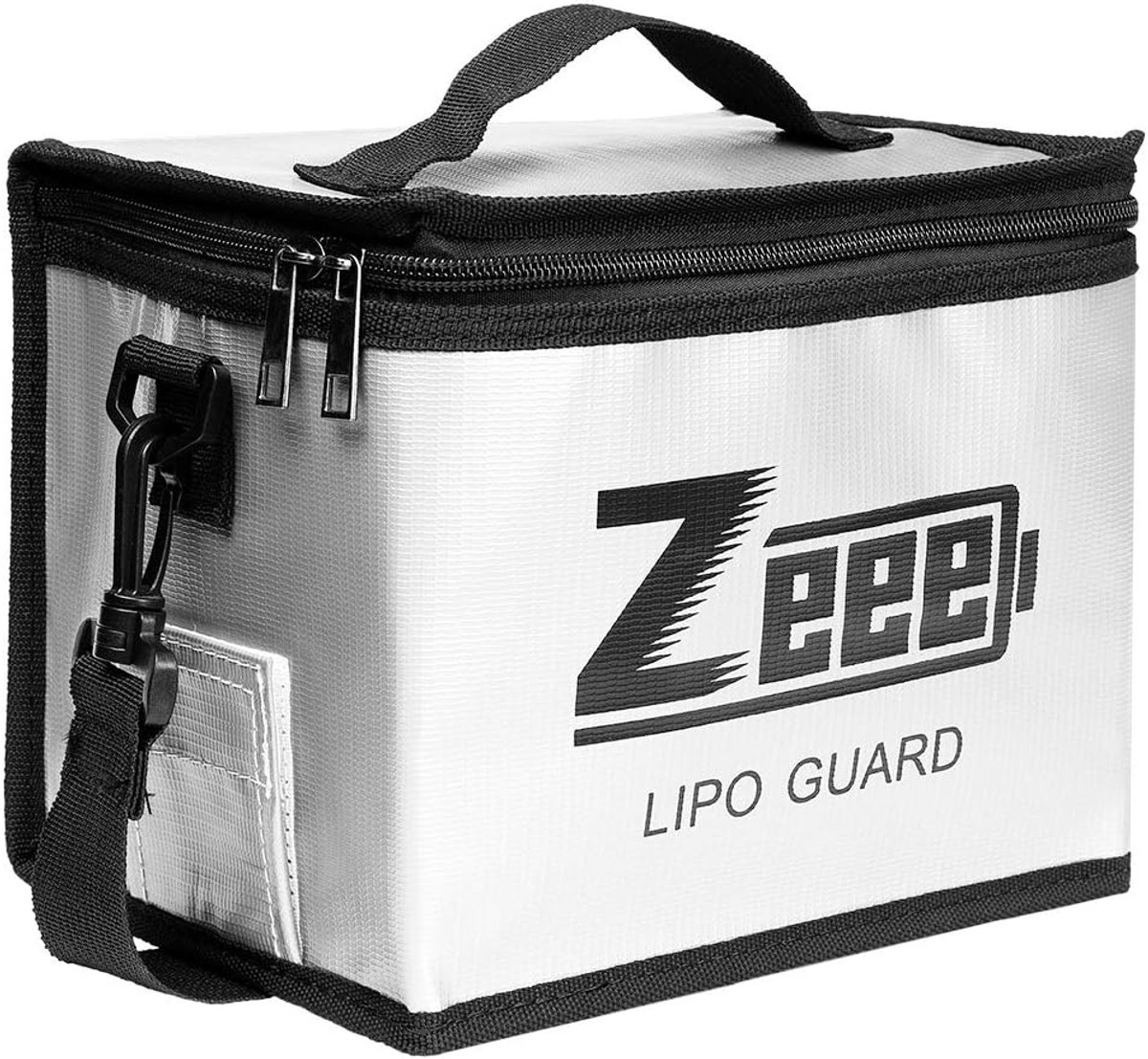 Thijox - Lipo Safe Bag Brandwerende Explosiebestendige Tas voor Lipo Batterijen - Grote Capaciteit 21,5 x 16,5 x 14,5 cm - Ideaal voor Opslag, Opladen