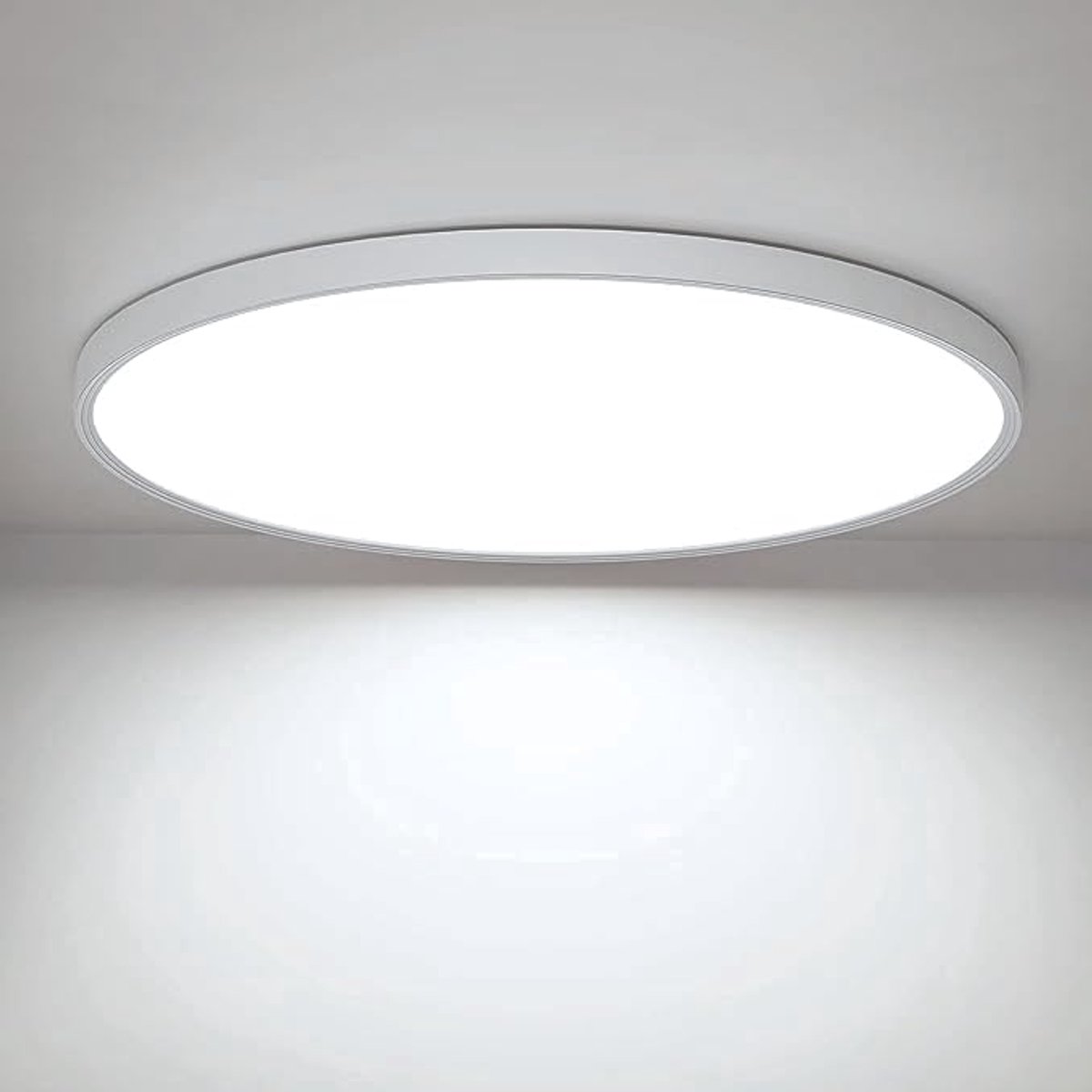 Riserva LED Plafondlamp Rond - 36W - 4050 lm - 6500K Koud Wit - Ø40 cm - Witte Plafondlamp voor Woonkamer, Slaapkamer, Keuken en Badkamer