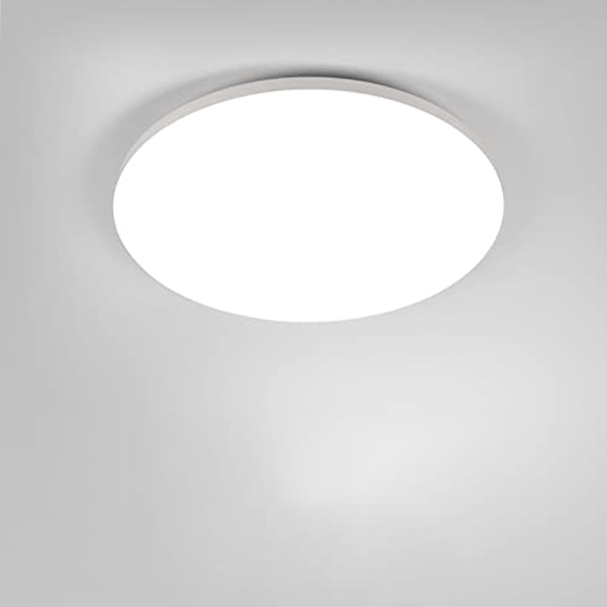 Riserva LED Plafondlamp Rond - 24W - 2700 lm - 6500K Koud Wit - Ø30 cm - Witte Plafondlamp voor Woonkamer, Slaapkamer, Keuken en Badkamer