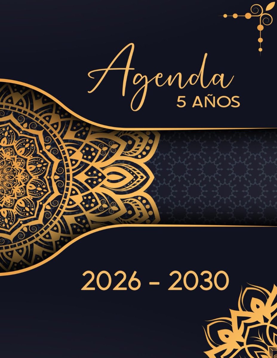 SnelShoppen - Agenda 5 Años 2026-2030 | Maandplanner A4 | 60 Maanden | 1 Maand op 2 Pagina's | Inclusief Dagen Festieven | 160 Pagina's | Perfect voor