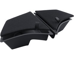 SnelShoppen - Tesla Model 3 Highland Kofferbak Organiser - Set van 2 - TPE Opberbox met Vilt Deksel - Waterdicht en Antislip - Zwart - Voor Model 3 20