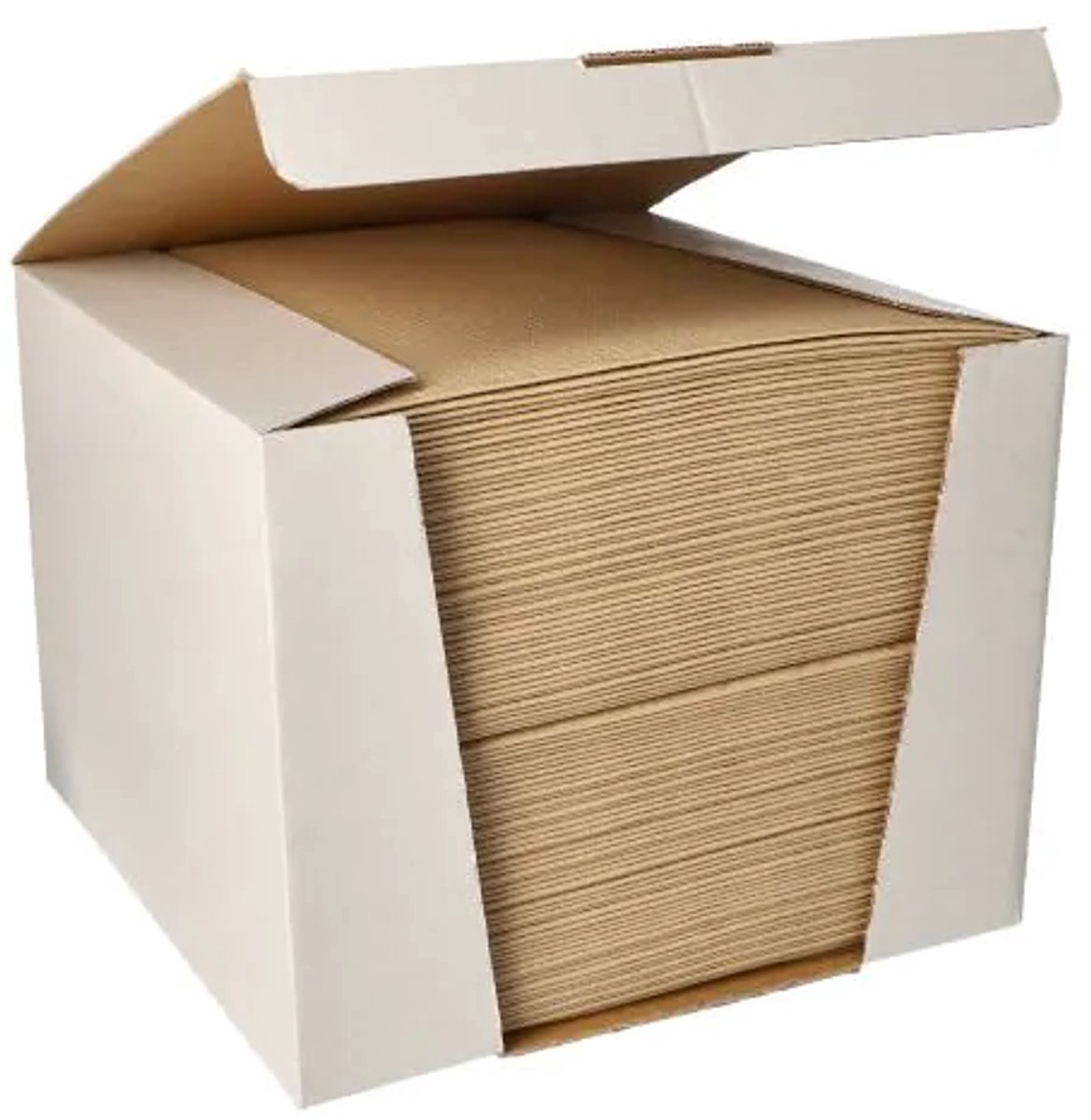 1x 100 Servetten ROYAL Collection 1/4 vouw 40 cm x 40 cm zand