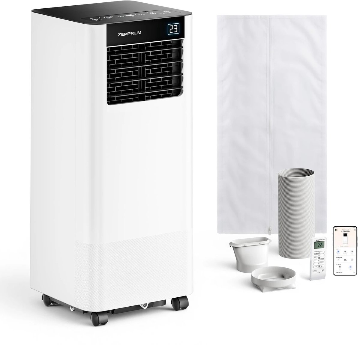 Temprium mobiele airco 7000 BTU SMART